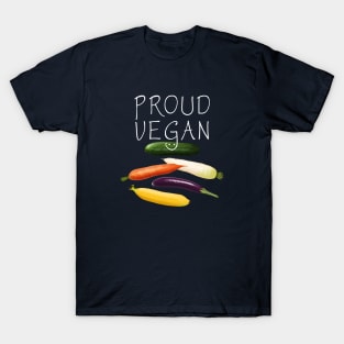 Proud Vegan Funny Design T-Shirt